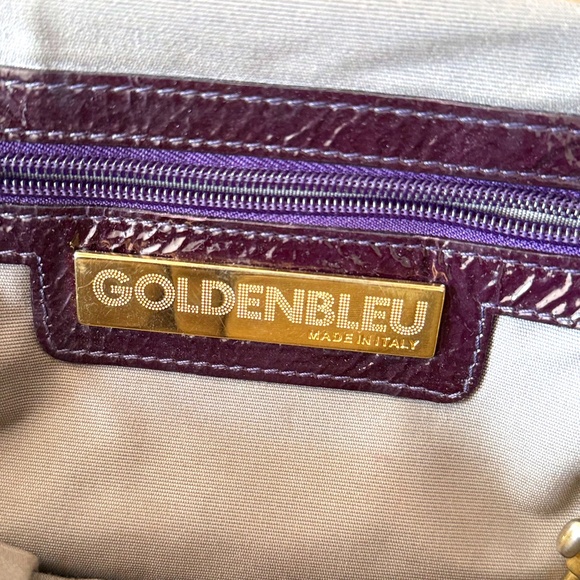 Goldenbleu Deep Purple Patent Leather Clutch (Pre-loved) - Picture 4 of 13